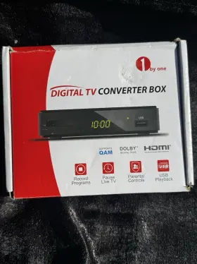 X1038 1BYONE Digital Tv Converter Box Hdmi Usb Dvr Remote