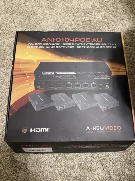 ANI-0104POE-AU A-NEUVIDEO Hdmi Cat Extender Splitter