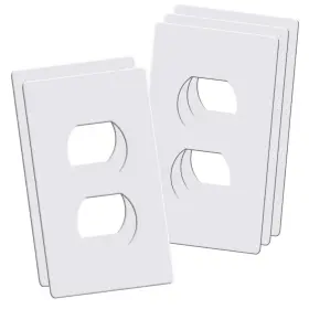 FAWPD-1-5 AADNIEE Screwless Duplex Wall Plates Child Safe