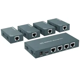 Aao 787794101310 Hdmi Extender Splitter 1x4 1080p 60hz Extending 165ft 50m Length Transmis