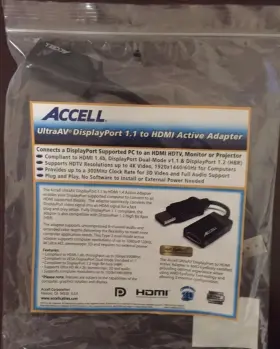 B086B-004B ACCELL Dp Hdmi Adapter Displayport Passive Uh #2