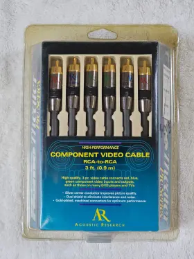 87190-0-91 ACOUSTIC RESEARCH Ar Proseries Video Cable 87190-0-91 ACOUSTIC RESEARCH Ar Proseries Video Cable