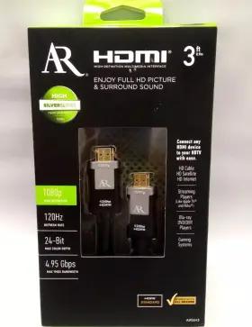 ARSH3 ACOUSTIC RESEARCH High Hdmi Cable ARSH3 ACOUSTIC RESEARCH High Hdmi Cable