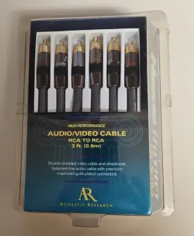HT161 ACOUSTIC RESEARCH Audiophile Cable Set Rca HT161 ACOUSTIC RESEARCH Audiophile Cable Set Rca