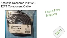 PR192BP ACOUSTIC RESEARCH Video Cable