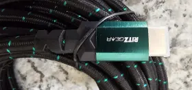 Acuvar 843812156004 Ritz Gear 4k High Speed 2ft Hdmi Cable 2.0 Green Braided
