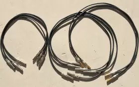 Adc Bk3v Lot Of 8 Full Size Video Patch Cord 75 Ohm Rg-59/u 3 Ea 2ft 5 Ft