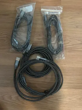 313041516561 ADOREEN Ultra Braided Display Port Cable Feet Dp
