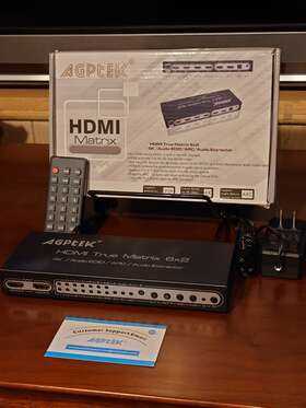 PC000224 AGPTEK Hdmi Splitter Arc Audio Edid Extractor