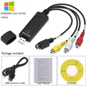 741802411884 AIFUSI Video Capture Card Usb Audio Device Vhs #2