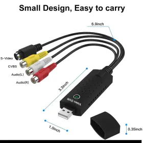 741802411884 AIFUSI Video Capture Card Usb Audio Device Vhs #3