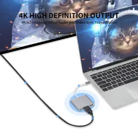 745437983334 AISONK Usb Hdmi Adapter Multiport Converter #2