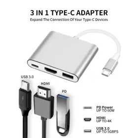 745437983334 AISONK Usb Hdmi Adapter Multiport Converter #3