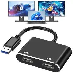 712982868645 AKWOR Usb Hdmi Adapter Monitors Dual