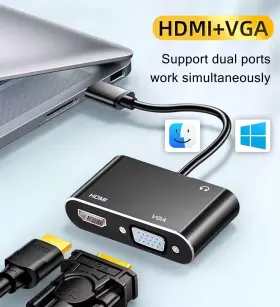 750316887825 AKWOR Usb Hdmi Vga Adapter Monitors #2