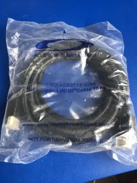 ASB2713-2-10 ALL SYSTEMS BROADBAND High Hdmi Cable