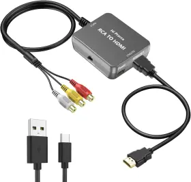 HI-AV03 AM Rca Hdmi Converter Adapter Cvbs Video Audio