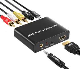 711181077209 AMANKA Hdmi Arc Adapter Audio Extractor Toslink