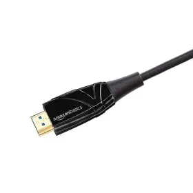 Amazon 192835001335 Basics Hdmi Fiber Optic Cable 18gbps High-speed 4k 60hz 100 Feet Black