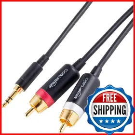 B01D5H8JW0 AMAZON BASICS Rca Audio Cable Adapter