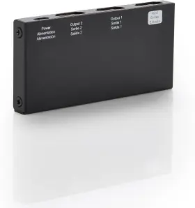 Amazon Basics B0bsmr8cy2 Hdmi Splitter 1 In 2 Out 4k 60hz For Dual Monitors Mirror Only Black B