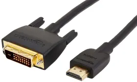 Amazon Basics Ul8u-10 Hdmi To Dvi Adapter Cable Bidirectional 1080p Goldplated 3 F
