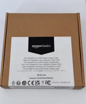 AMZBHDTMD10 AMAZONBASICS Basics Meter Hdmi Mini Dp Adapter