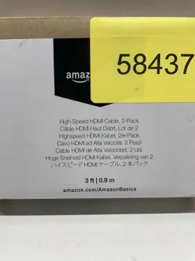 HL007305 AMAZONBASICS Basics High Hdmi Cable Pack Box #3