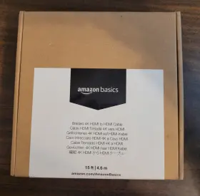 T8FCB15 AMAZONBASICS Basics Braided Hdmi Cable Gbps