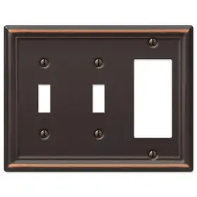 149TTRDB AMERELLE Chelsea Wallplate Toggle Rocker 149TTRDB AMERELLE Chelsea Wallplate Toggle Rocker