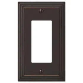 84RVB AMERELLE Steps Wallplate Rocker Cast Double Toggle 84RVB AMERELLE Steps Wallplate Rocker Cast Double Toggle