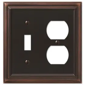 Amerelle 94tdvb Continental Single Toggle/single Duplex Cast 2 Aged Bronze