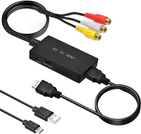 AV-HD-X-2B AMTAKE Rca Hdmi Converter Adapter Audio Video AV-HD-X-2B AMTAKE Rca Hdmi Converter Adapter Audio Video