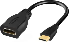 TAH71 ANBEAR Mini Hdmi Adapter Cable Dslr Camera Laptop Tv