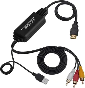 5582645063 ANBER-TECH Rca Hdmi Converter Cable Cord Cvbs Audi