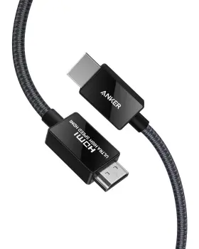 Anker A8743011 Hdmi 2.1 Cable 8k 60hz 6.6ft Ultra High Speed 4k 120hz 48gbps Hd Hdm Anker A8743011 Hdmi 2.1 Cable 8k 60hz 6.6ft Ultra High Speed 4k 120hz 48gbps Hd Hdm