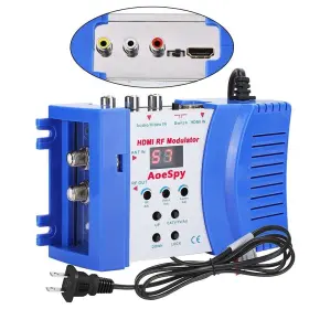 TV03G AOESPY Hdmi Modulator Rf Converter Rca Coaxial Vhf Uhf