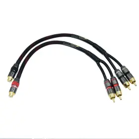 B0BT4MMCPP ARKLOVE Shielded Rca Splitter Subwoofer Stereo