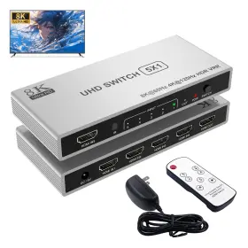 HDMI501-8K-02-E ARLEEDYN Hdmi Switch Dolby Hdcp Vrr