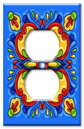 8799-O ART PLATES Light Switch Plate Cover Gang Outlet 8799-O ART PLATES Light Switch Plate Cover Gang Outlet