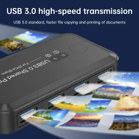 E201-B091 ARTUDATECH Switcher Printer Sharing Device Dual