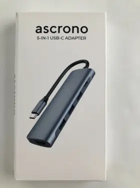 A-TC-MP5-G-R1 ASCRONO Usb Adapter Hub Macbook Pro