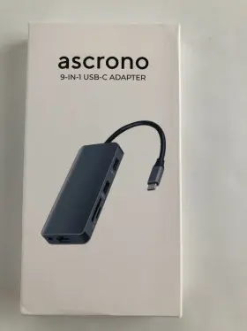 A-TC-MP9-C-R1 ASCRONO Usb Adapter Hub Macbook Pro