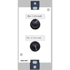 694970951556 ASHLY Wall Dual Volume Remote Control Plate 694970951556 ASHLY Wall Dual Volume Remote Control Plate