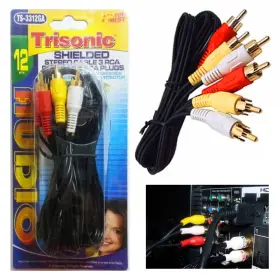 ATB-TS-3312GA ATB Shielded Stereo Cable Rca Plug Audio Video