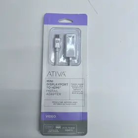 735854009793 ATIVA Mini Displayport Hdmi Adapter Male Female