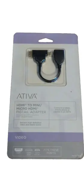 735854009830 ATIVA Hdmi Mini Micro Adapter Versatile High