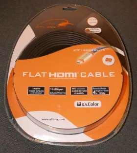 ATF14032BL-15 ATLONA Hdmi Flat Cable High Ethernet ATF14032BL-15 ATLONA Hdmi Flat Cable High Ethernet