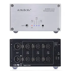 XS-001R ATNEDCVH Atdcnevh Xlr Audio Switcher Balanced Switch XS-001R ATNEDCVH Atdcnevh Xlr Audio Switcher Balanced Switch