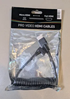 ATOMCAB015 ATOMOS Coiled Micro Hdmi Cable